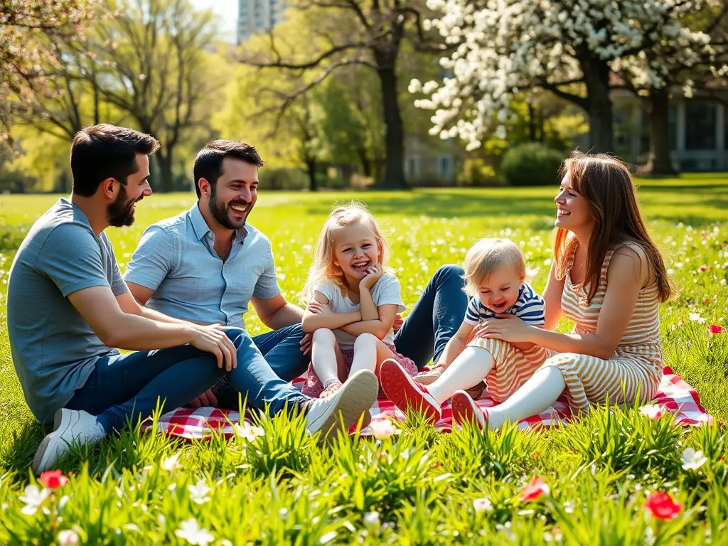 A heartwarming image of a family laughing together, symbolizing strong relationships and emotional well-being.